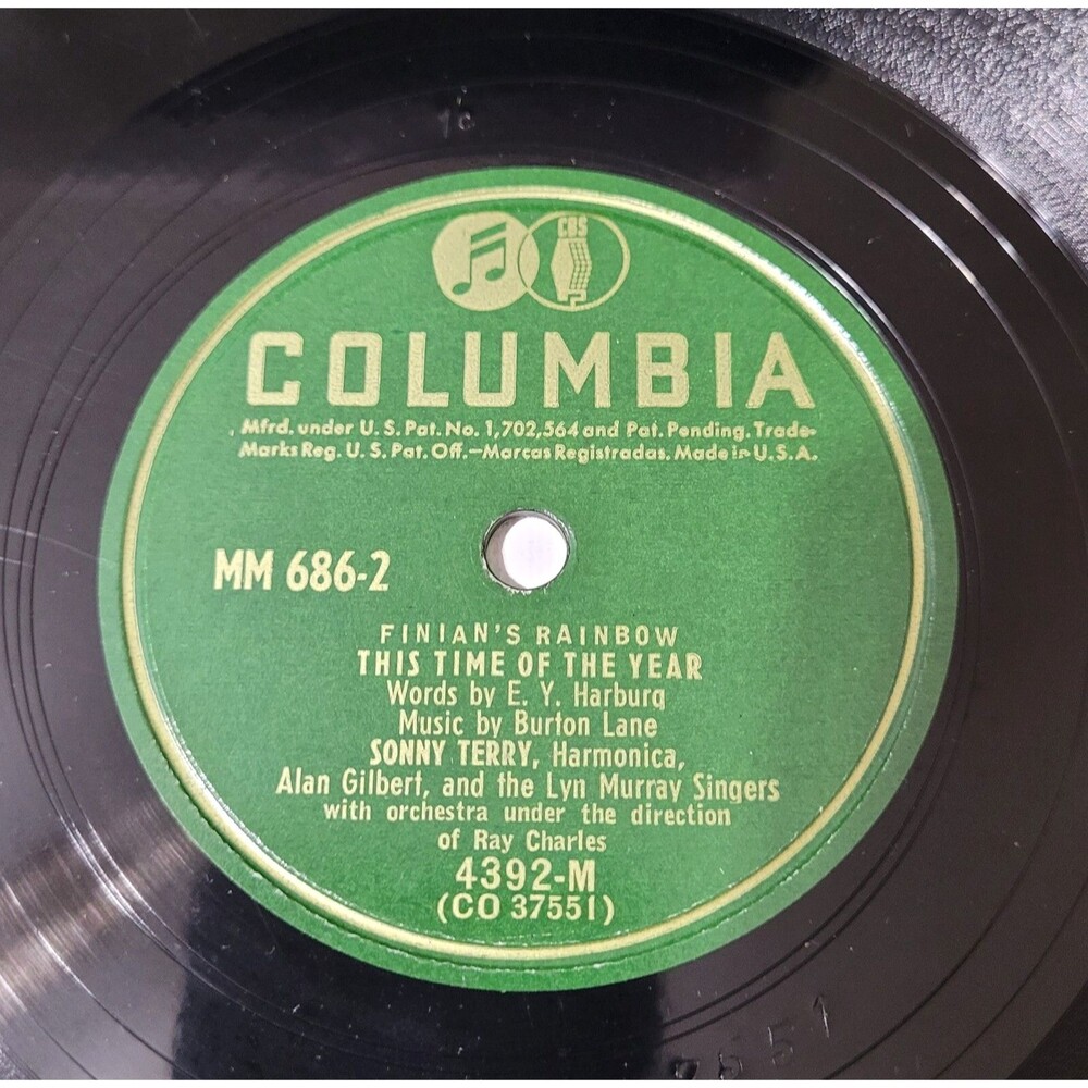 78 Musical FINIAN'S RAINBOW This Time Of Year/When I'm Not Near The Girl I Love